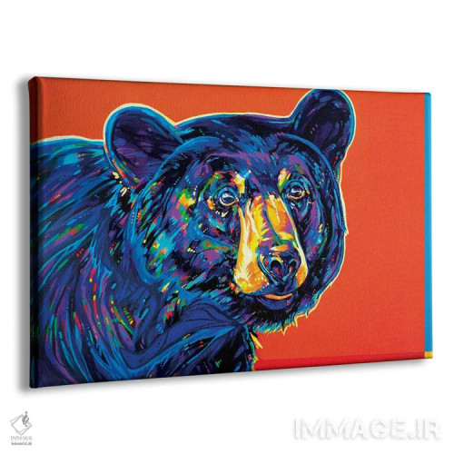 تابلو خرس بلککومب اثر دریک هیگینز - نمای پرسپکتیو محصول