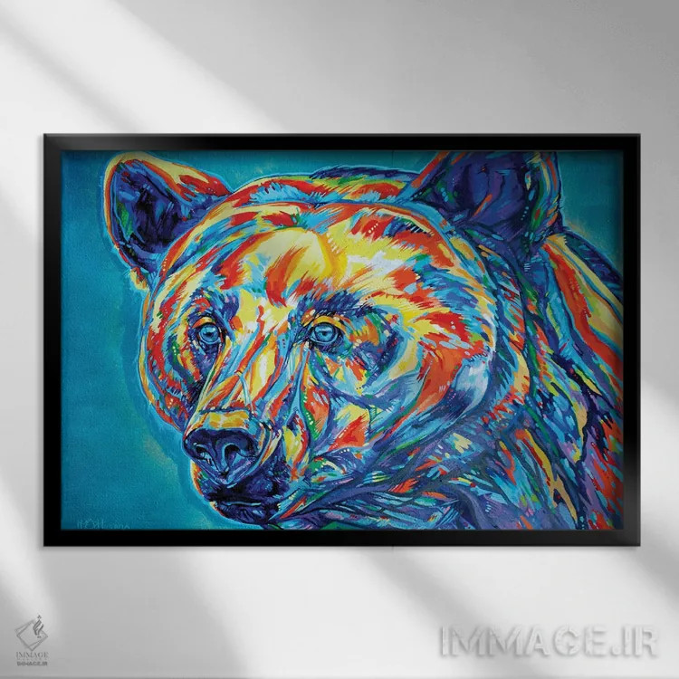 تابلو کالیستو (نام قمری از مشتری یا اسطورهای) اثر دریک هیگینز - نمای قابدار مشکی