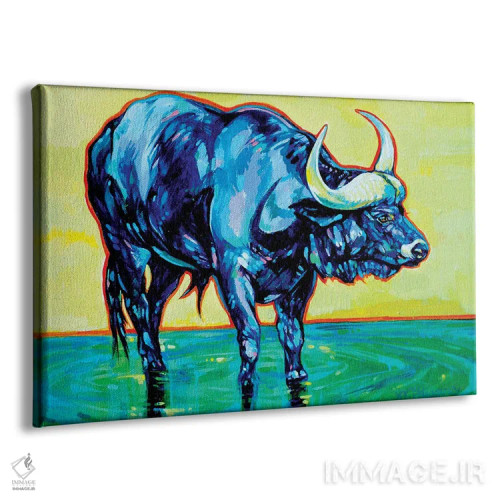 تابلو گاومیش دماغه کروگر اثر دریک هیگینز - نمای پرسپکتیو محصول