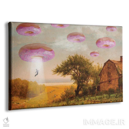 تابلو هجوم دوناتها اثر دیکاتمی - نمای پرسپکتیو محصول