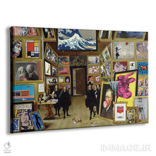 تابلو نگارخانه هنر مدرن اثر دیکاتمی - نمای پرسپکتیو محصول