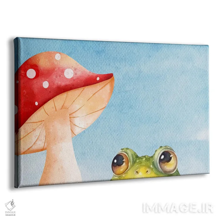 تابلو حیوانات بامزه اثر پیج ترنر - نمای پرسپکتیو محصول