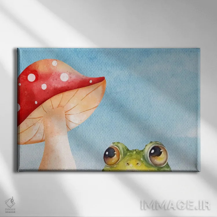 تابلو حیوانات بامزه اثر پیج ترنر - نمای روبهرو روی دیوار