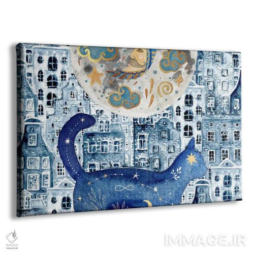 تابلو روح گربهٔ نیمهشب اثر پیج ترنر - نمای پرسپکتیو محصول