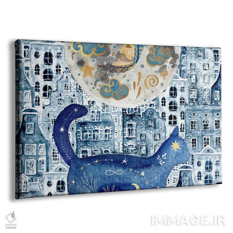 تابلو روح گربهٔ نیمهشب اثر پیج ترنر - نمای پرسپکتیو محصول
