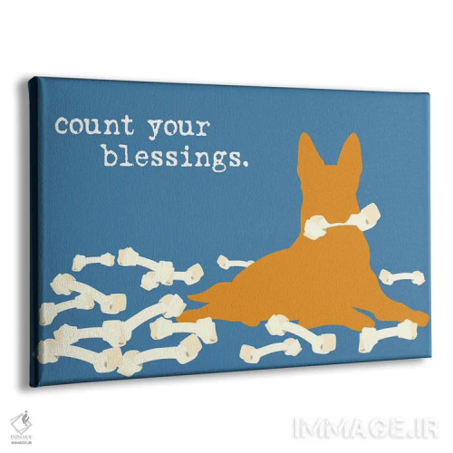 تابلو برکتها اثر داگ ایز گود اند کت ایز گود (برند طراحی) - نمای پرسپکتیو محصول