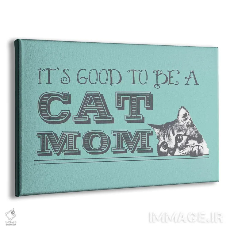 تابلو کارت تبریک "مادر گربه" اثر داگ ایز گود اند کت ایز گود (برند طراحی) - نمای پرسپکتیو محصول