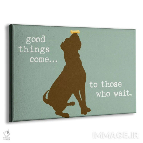 تابلو چیزهای خوب اثر داگ ایز گود اند کت ایز گود (برند طراحی) - نمای پرسپکتیو محصول