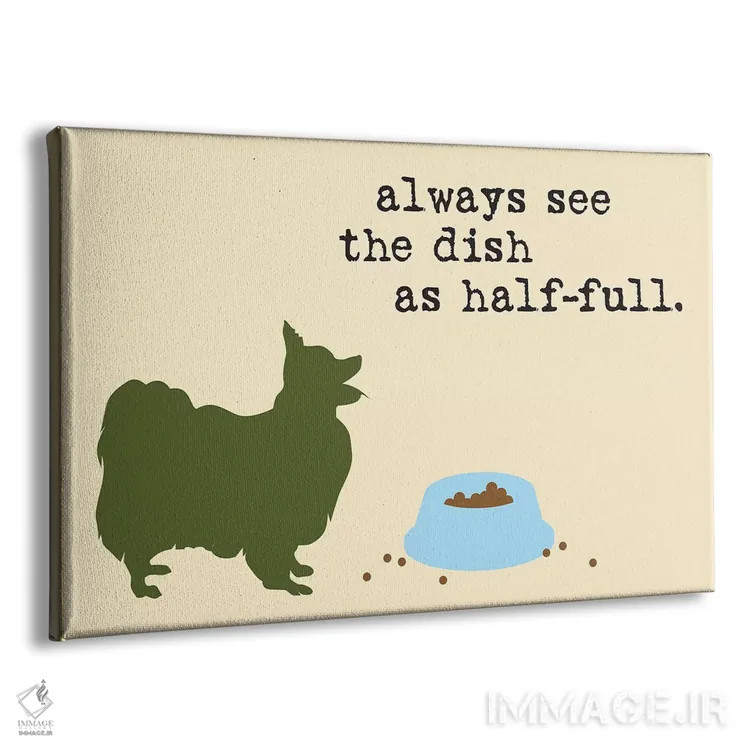 تابلو نیمه پر I اثر داگ ایز گود اند کت ایز گود (برند طراحی) - نمای پرسپکتیو محصول