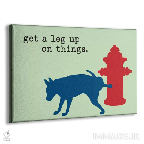 تابلو یک گام جلوتر اثر داگ ایز گود اند کت ایز گود (برند طراحی) - نمای پرسپکتیو محصول