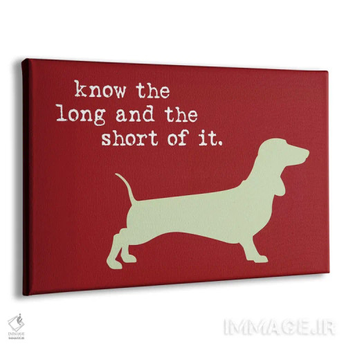 تابلو بلند و کوتاه اثر داگ ایز گود اند کت ایز گود (برند طراحی) - نمای پرسپکتیو محصول