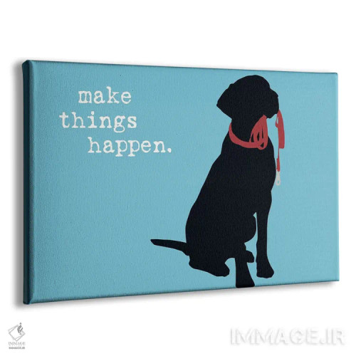 تابلو کارها را به وقوع برسان اثر داگ ایز گود اند کت ایز گود (برند طراحی) - نمای پرسپکتیو محصول