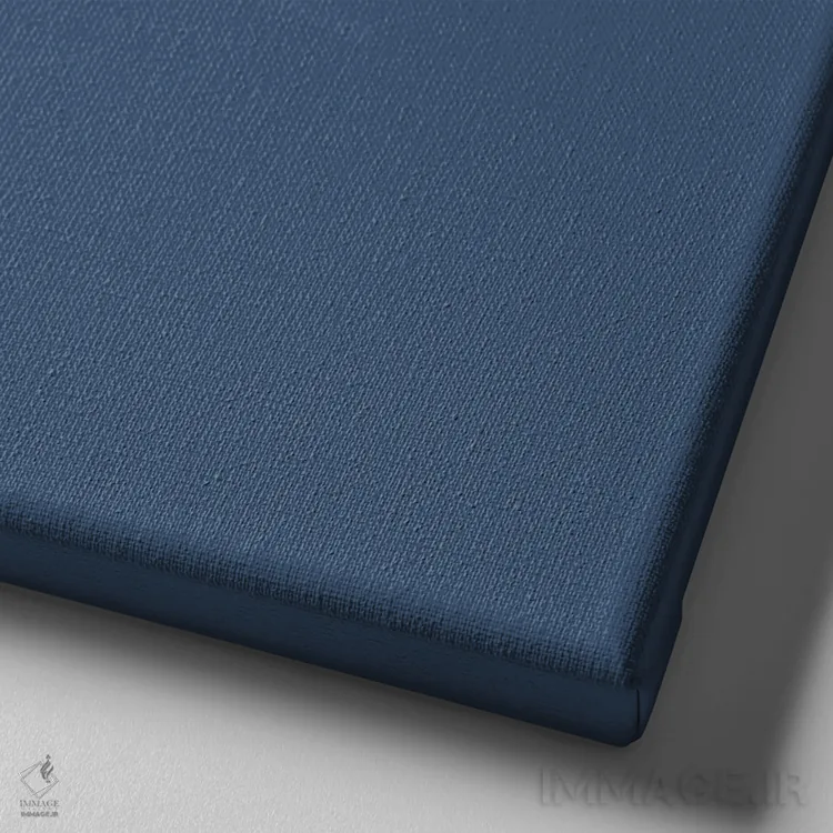 تابلو هرگز تنها شنا نکن اثر داگ ایز گود اند کت ایز گود (برند طراحی) - نمای نزدیک بافت بوم