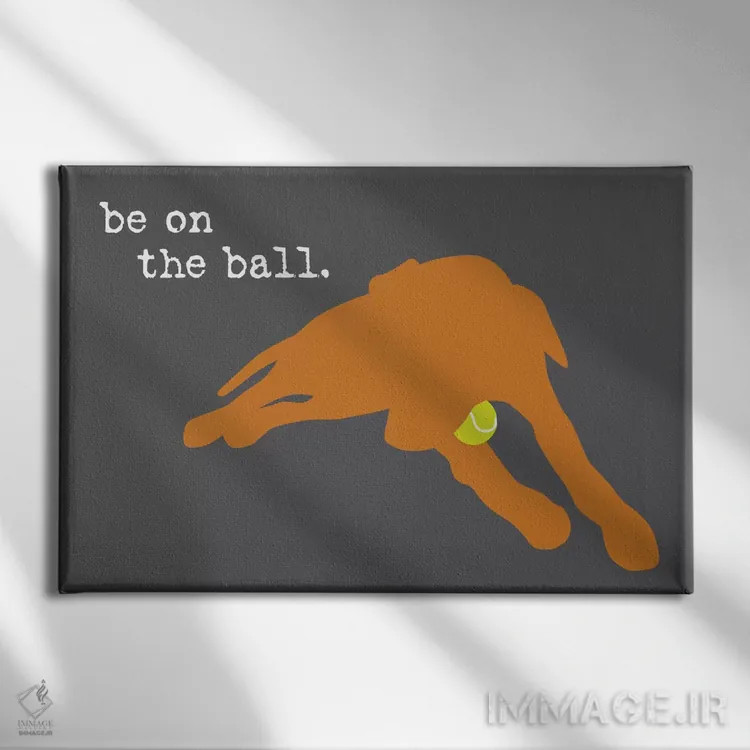 تابلو در اوج آمادگی اثر داگ ایز گود اند کت ایز گود (برند طراحی) - نمای روبهرو روی دیوار