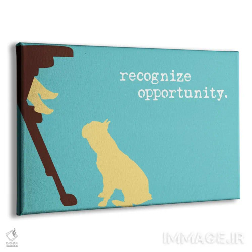 تابلو فرصت I اثر داگ ایز گود اند کت ایز گود (برند طراحی) - نمای پرسپکتیو محصول