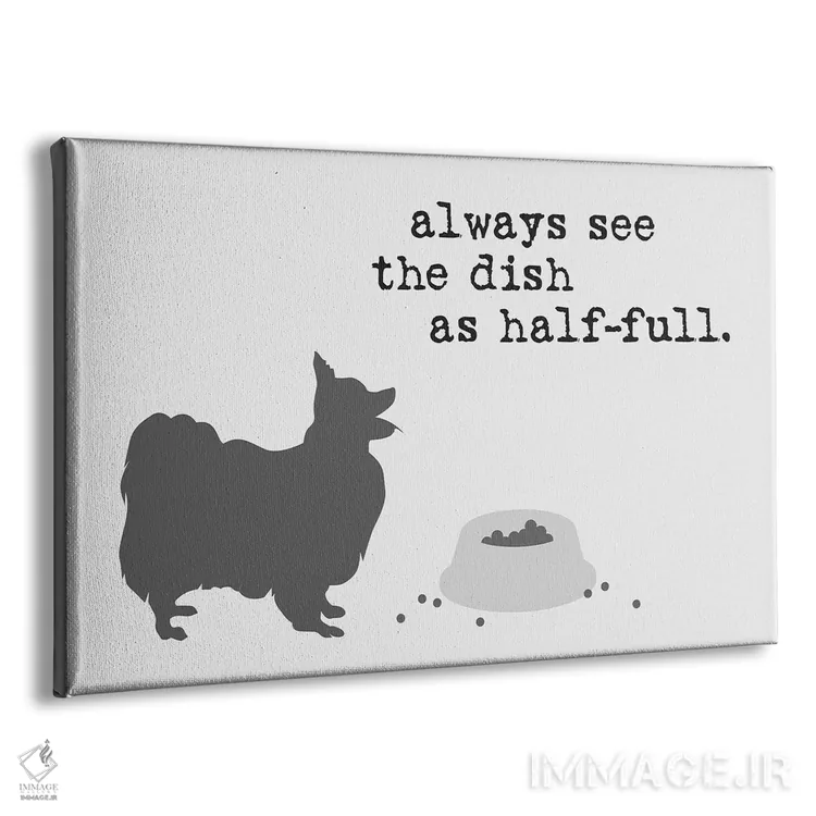 تابلو نیمه پر II اثر داگ ایز گود اند کت ایز گود (برند طراحی) - نمای پرسپکتیو محصول