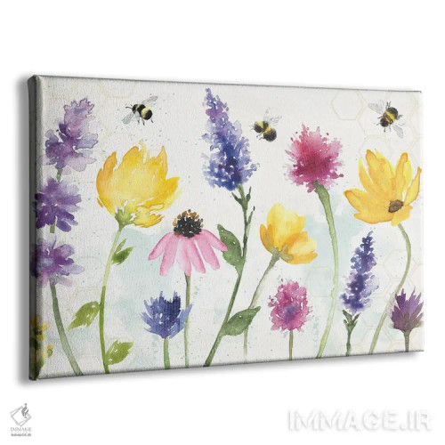 تابلو هماهنگی زنبورها I اثر باورا جون - نمای پرسپکتیو محصول