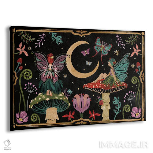 تابلو باغ شگفتیها I (تاریک) اثر باورا جون - نمای پرسپکتیو محصول