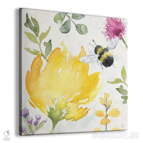 تابلو هماهنگی زنبورها II اثر باورا جون - نمای پرسپکتیو محصول