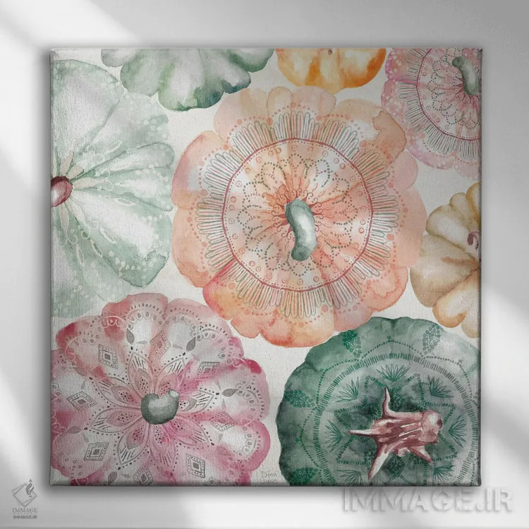 تابلو طعم برداشت III اثر باورا جون - نمای روبهرو روی دیوار