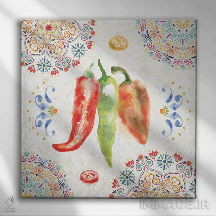 تابلو شیرین و تند III اثر باورا جون - نمای روبهرو روی دیوار