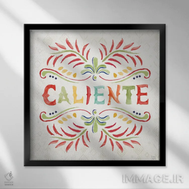 تابلو شیرین و تند XIII اثر باورا جون - نمای قابدار مشکی