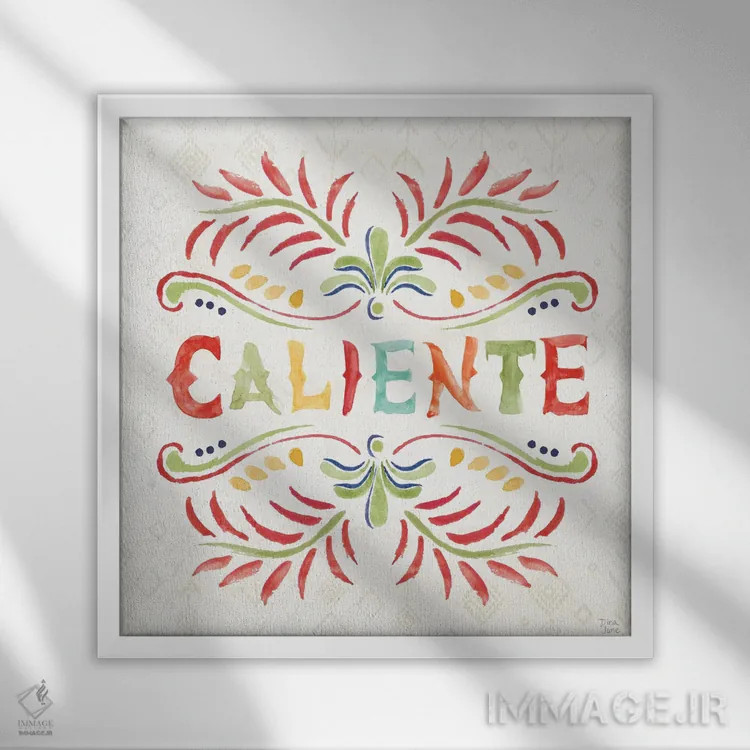 تابلو شیرین و تند XIII اثر باورا جون - نمای قابدار سفید