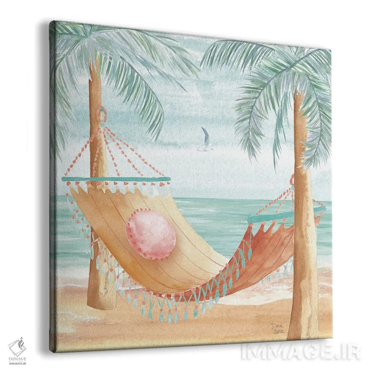 تابلو نسیم اقیانوس III اثر باورا جون - نمای پرسپکتیو محصول