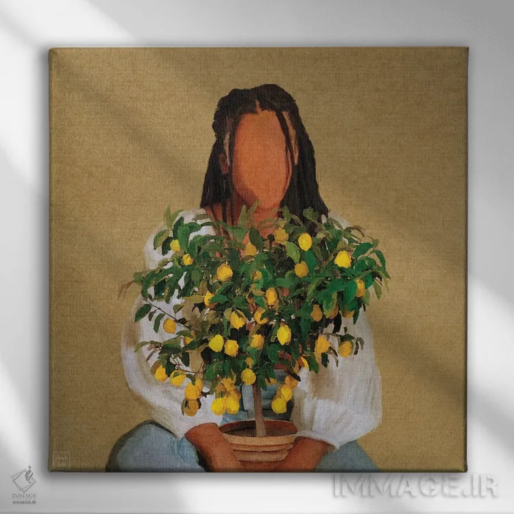 تابلو لیموناد اثر اندیله - نمای روبهرو روی دیوار