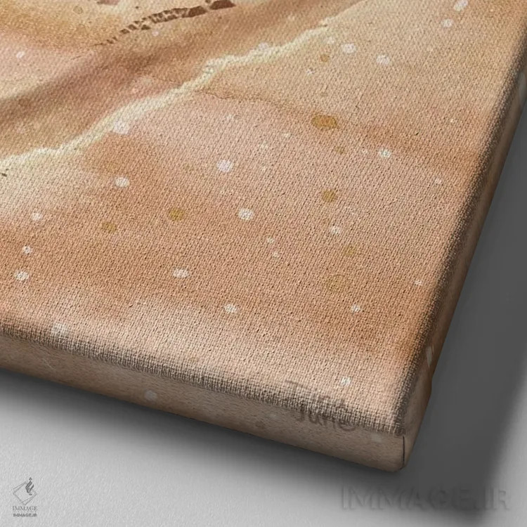 تابلو نسیم اقیانوس VIII اثر باورا جون - نمای نزدیک بافت بوم