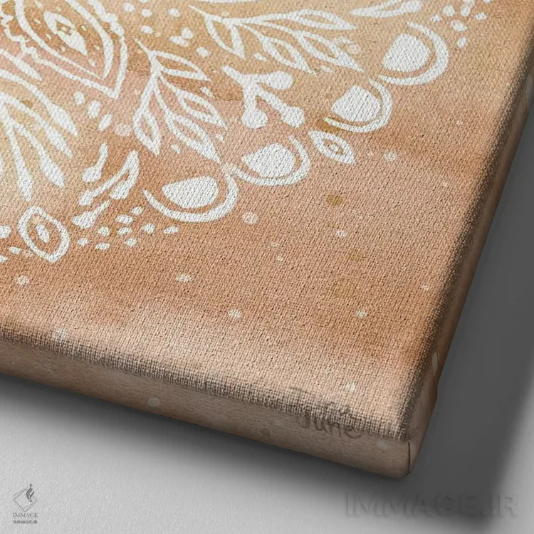 تابلو نسیم اقیانوس XI اثر باورا جون - نمای نزدیک بافت بوم