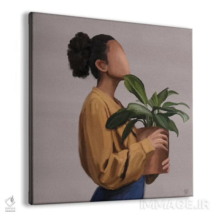 تابلو عاشق گیاه اثر اندیله - نمای پرسپکتیو محصول
