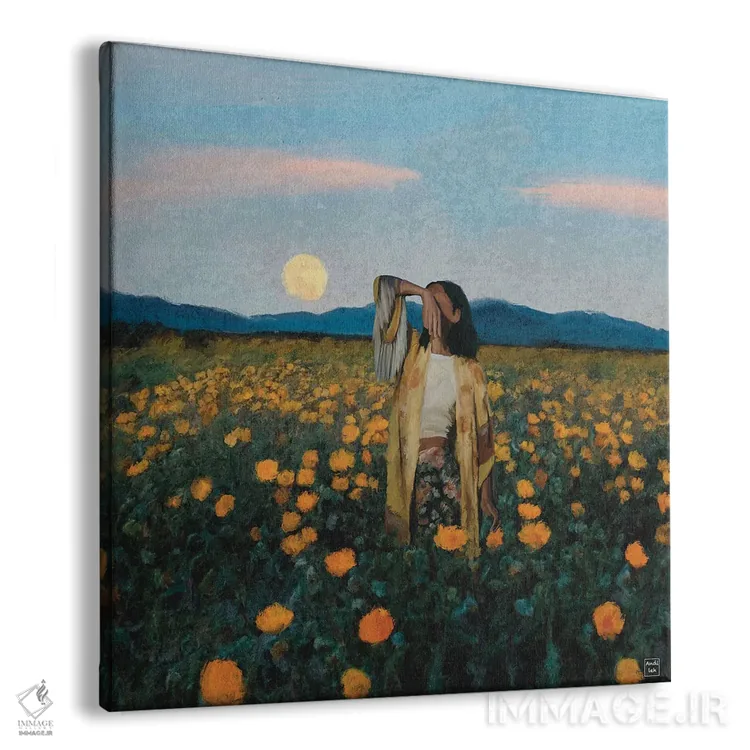 تابلو روح هیپی اثر اندیله - نمای پرسپکتیو محصول