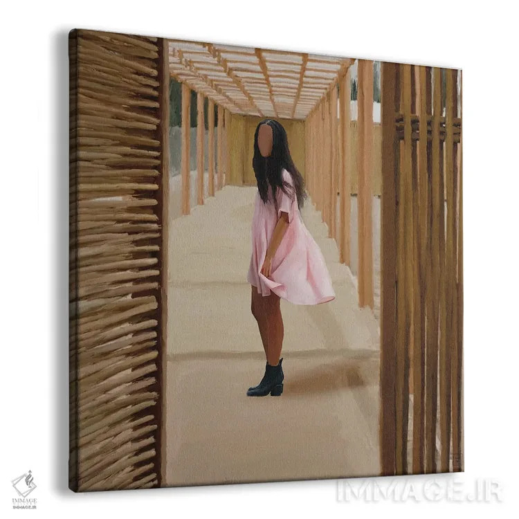 تابلو زویی (نام دخترانه) اثر اندیله - نمای پرسپکتیو محصول