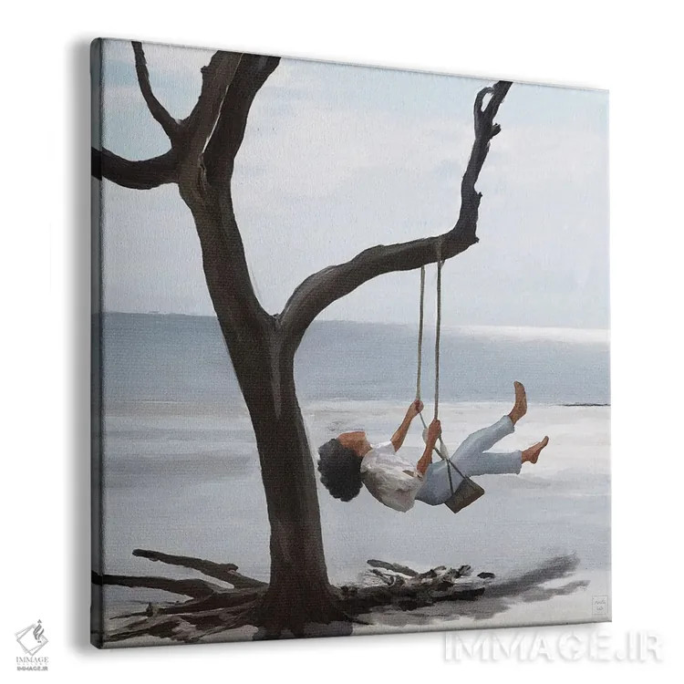 تابلو نور آسمان اثر اندیله - نمای پرسپکتیو محصول