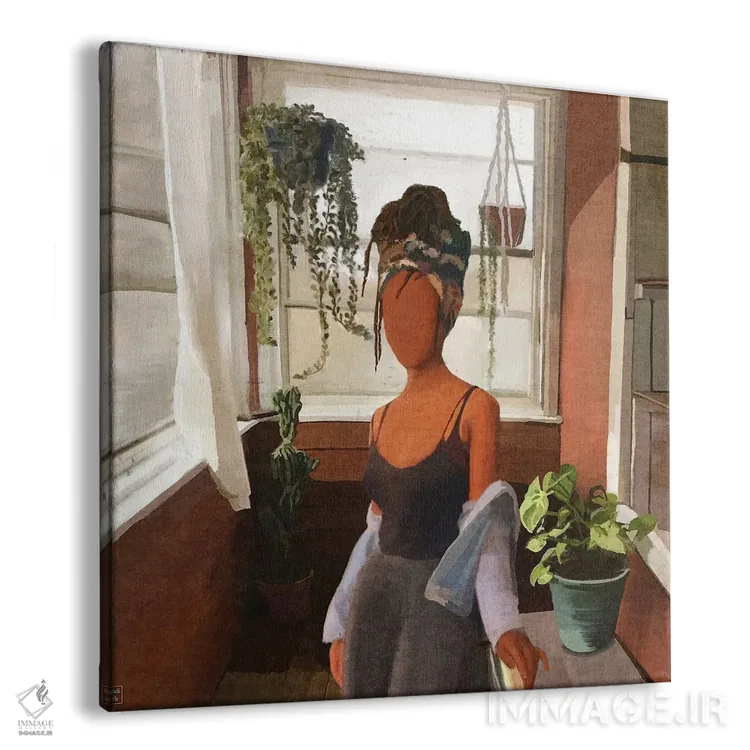 تابلو تنهایی اثر اندیله - نمای پرسپکتیو محصول