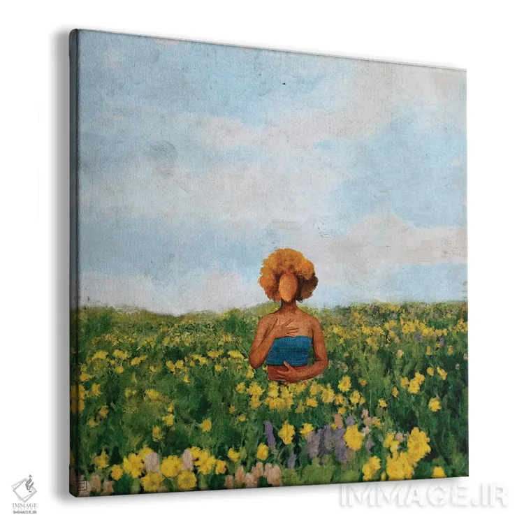 تابلو شکوفه اثر اندیله - نمای پرسپکتیو محصول