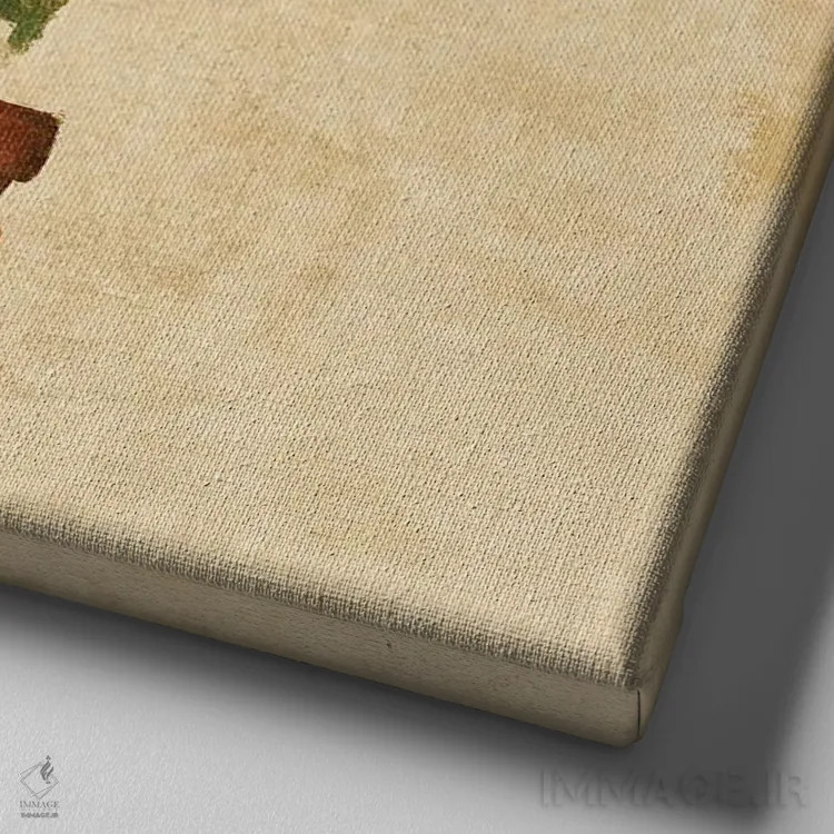 تابلو فرزند زمین اثر اندیله - نمای نزدیک بافت بوم