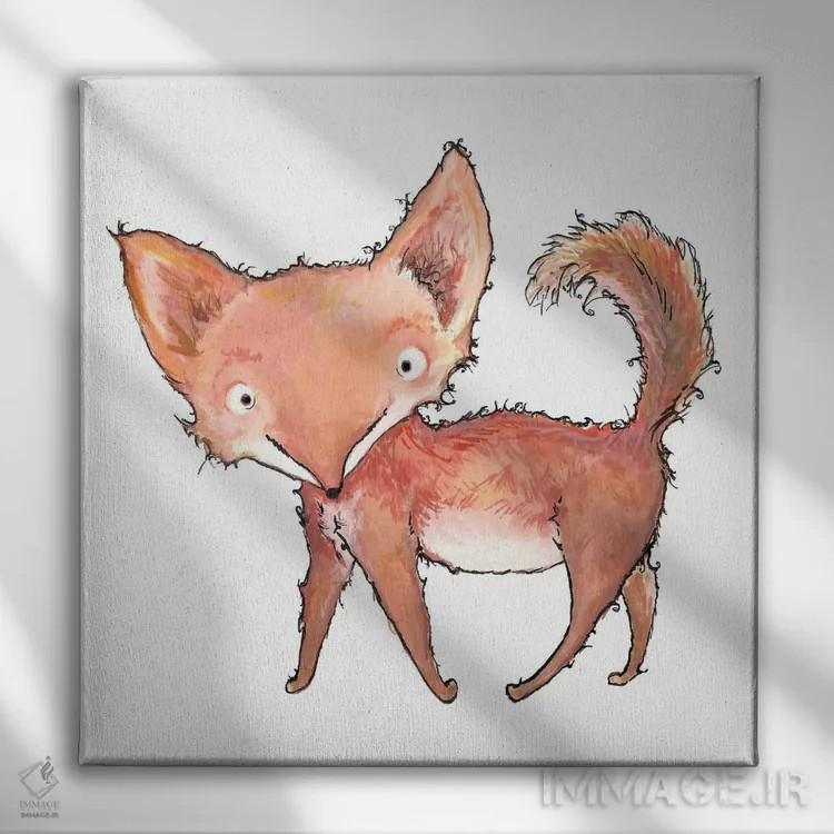 تابلو دراز کشیدن صبحگاهی اثر دیانآرت (نام هنری) - نمای روبهرو روی دیوار