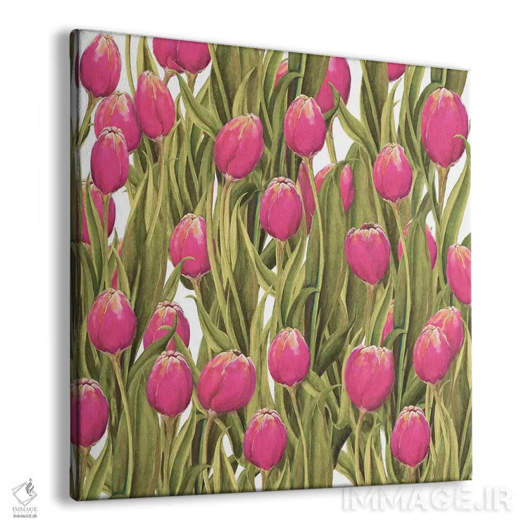 تابلو سمفونی لالهها II اثر دیانآرت (نام هنری) - نمای پرسپکتیو محصول