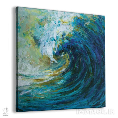 تابلو موج اثر دیانآرت (نام هنری) - نمای پرسپکتیو محصول