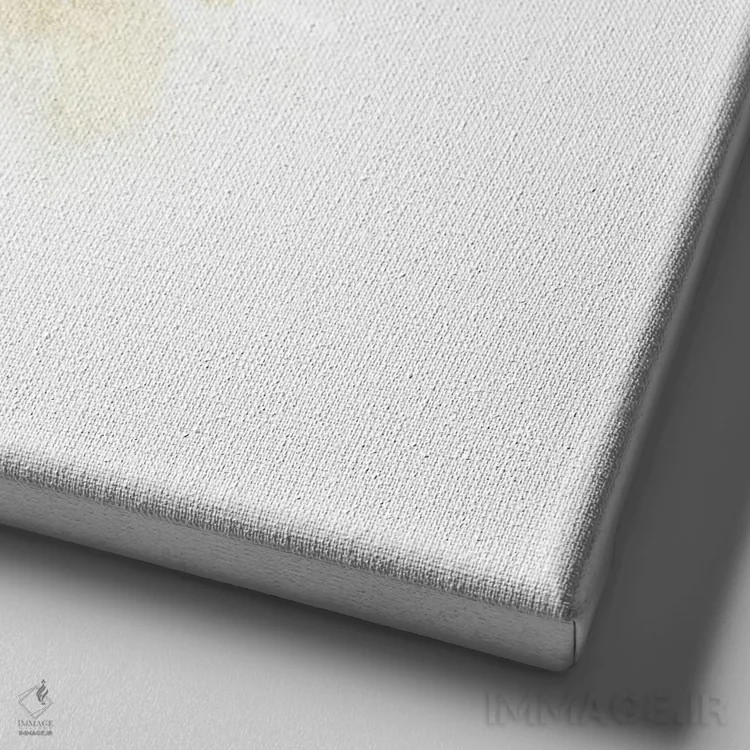 تابلو چیکدی با آبرنگ III (نوعی پرنده) اثر دیانآرت (نام هنری) - نمای نزدیک بافت بوم