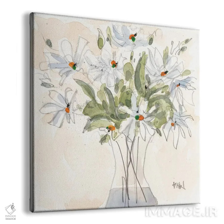 تابلو گل داوودی فقط به خاطر I اثر ساموئل دیکسون - نمای پرسپکتیو محصول