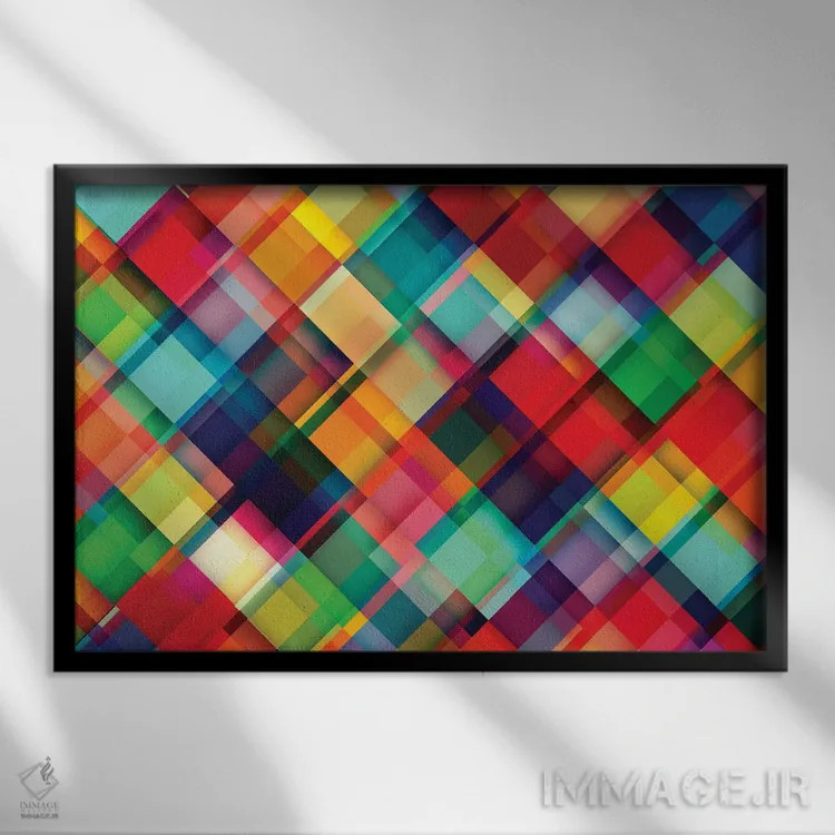 تابلو روحها اثر دنی ایوان - نمای قابدار مشکی