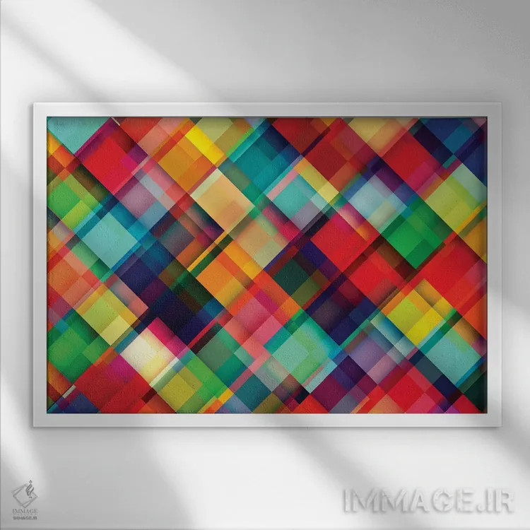 تابلو روحها اثر دنی ایوان - نمای قابدار سفید