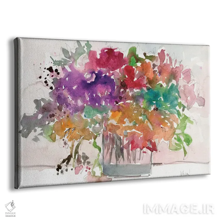تابلو ترکیب گلها I اثر ساموئل دیکسون - نمای پرسپکتیو محصول