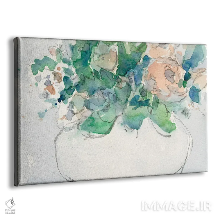 تابلو آرایش پاستلی II اثر ساموئل دیکسون - نمای پرسپکتیو محصول