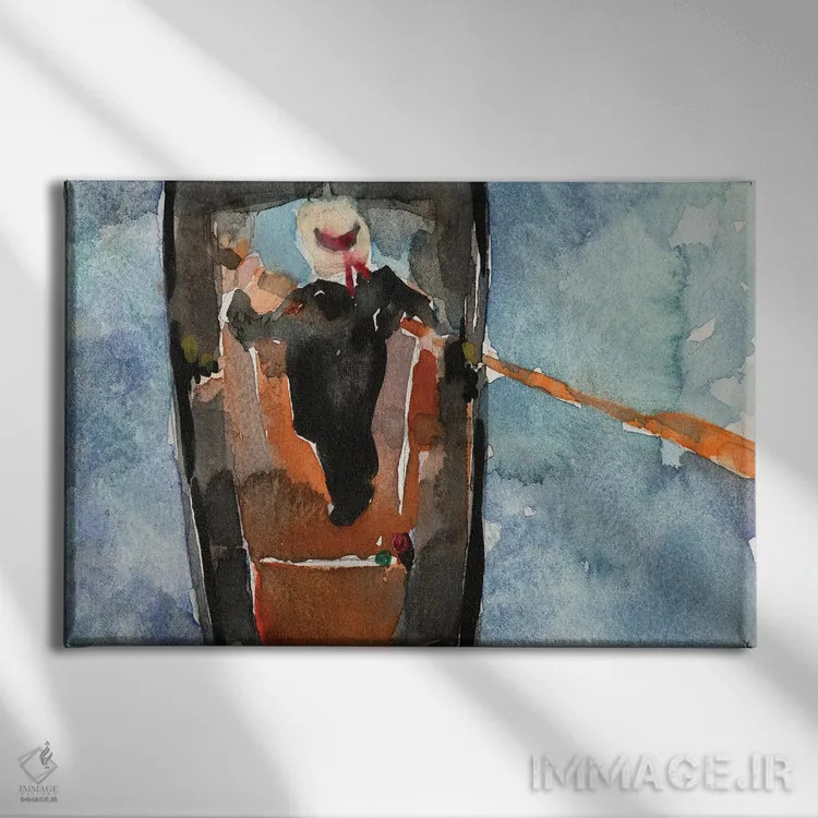 تابلو بالای گوندولا II اثر ساموئل دیکسون - نمای روبهرو روی دیوار