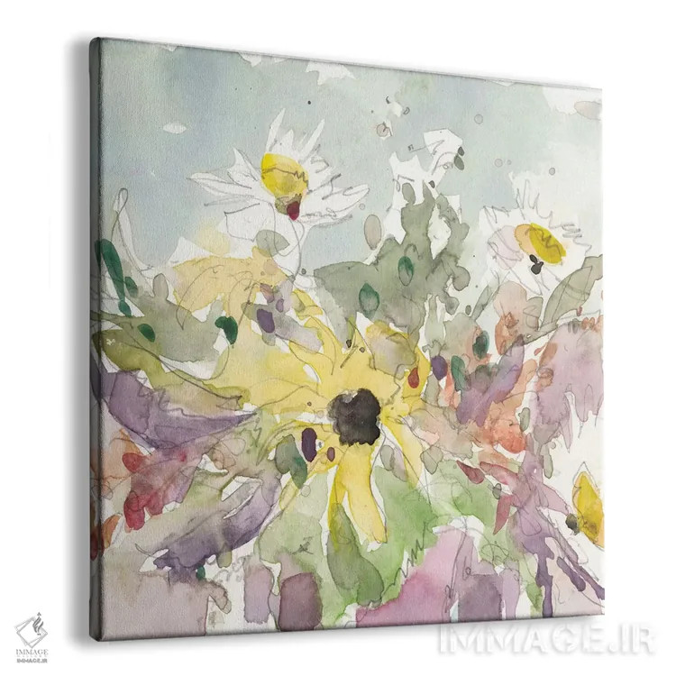 تابلو گلدان گل داوودی I اثر ساموئل دیکسون - نمای پرسپکتیو محصول