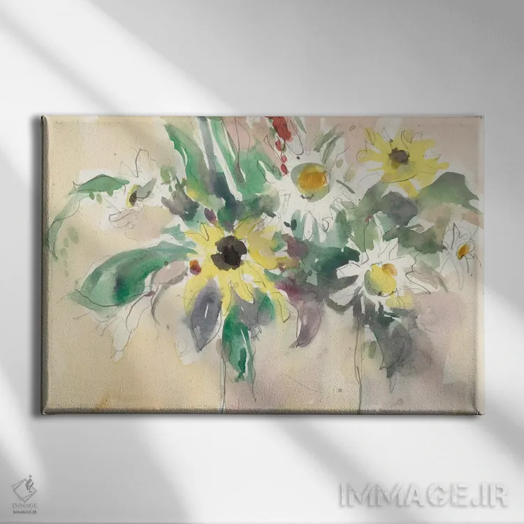 تابلو الهام باغ I اثر ساموئل دیکسون - نمای روبهرو روی دیوار